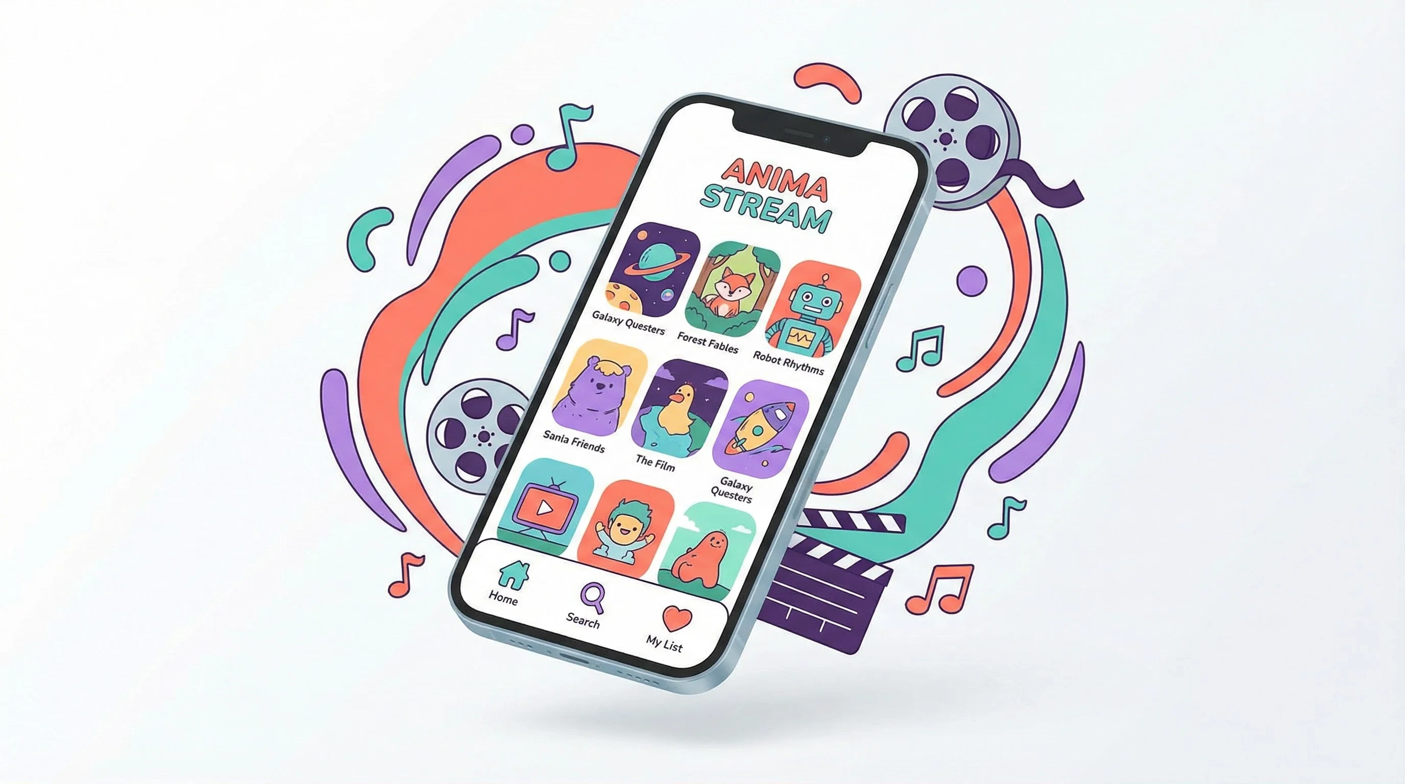 暗网｜全网原创国产视频免费观看 | 动手不累移动端APP界面展示 - 手机上浏览独立动画短片