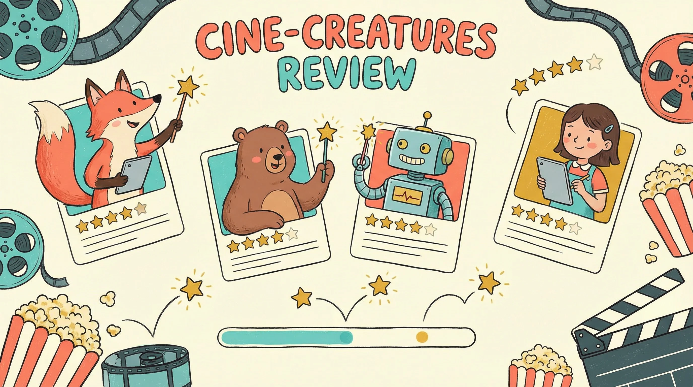 暗网｜全网原创国产视频免费观看 | 动手不累在线评审系统插画 - 动画角色进行作品评分和评论